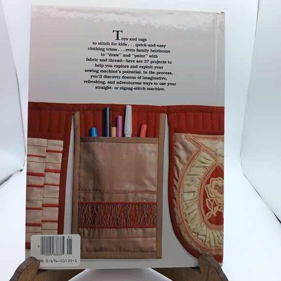Better Homes & Gardens 1980s Creative Machine Stitchery Hardcover Book - Picture 2 of 2